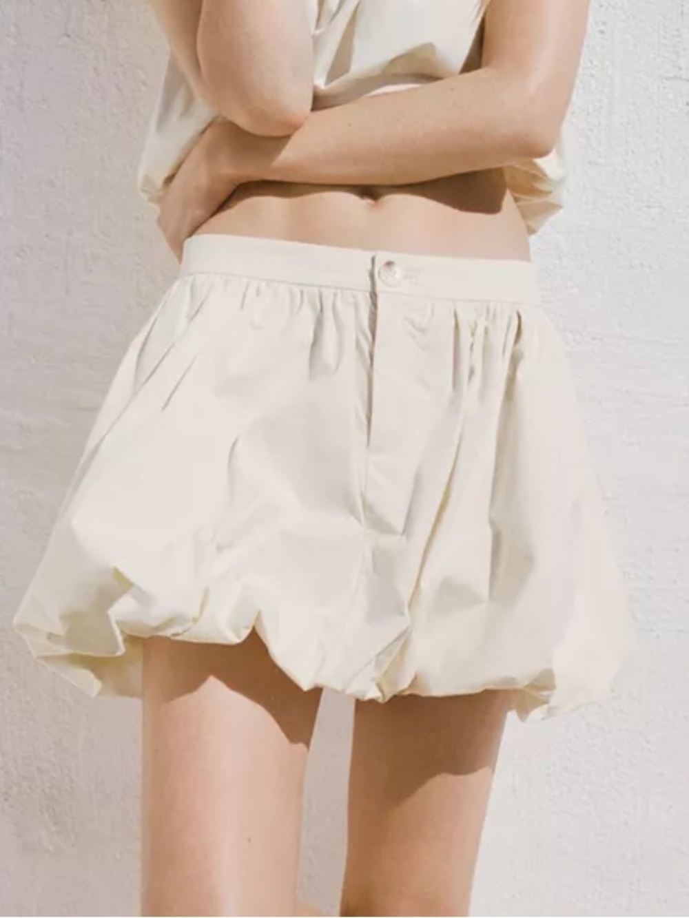 Zara Balloon Puff Mini Shirt